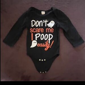 Cute baby Onesie Black 6-9 Months Halloween